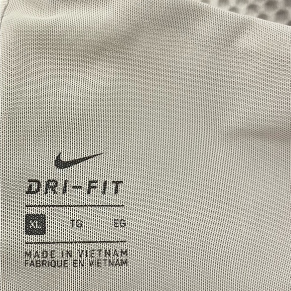 Nike Dri Fit Women's XL Gray Mesh Sports Bra - Picture 3 of 8